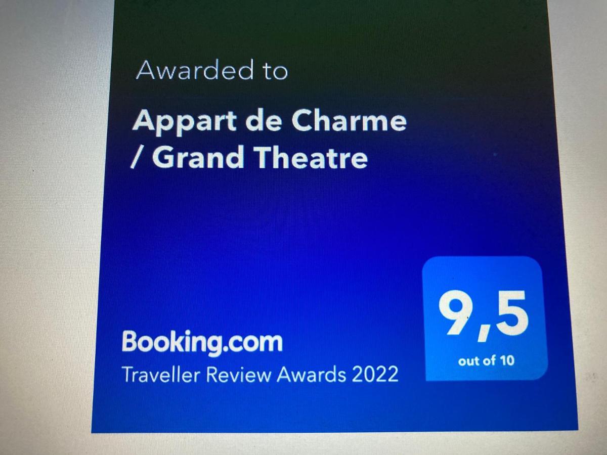 Appart De Charme / Grand Theatre Bordeaux Dış mekan fotoğraf